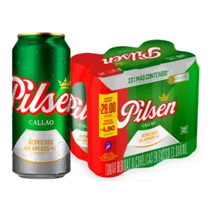 Cerveza Pilsen Callao 473ML – Pack [6 Latas] (HELADA)