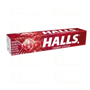 Caramelos Halls Cereza Lyptus Barra 25.2gr